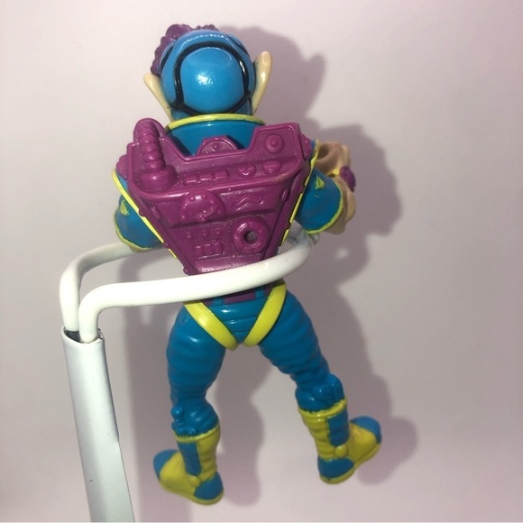 90S TMNT Zak The Neutrino Action Figure 100% Complete w Original Accessories - Picture 5 of 6